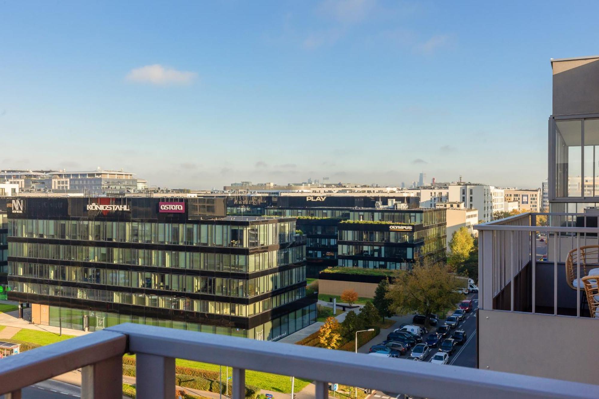 Elegant Apartments With Balcony & Parking Warsaw By Noclegi Renters Exterior foto